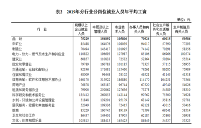 2019年全國(guó)規(guī)上企業(yè)就業(yè)人員年平均工資增長(zhǎng)10%，軟件和信息技術(shù)服務(wù)業(yè)投資與管理成亮點(diǎn)